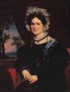 Charles Bird King Portrait of Mrs. William France oil painting artist